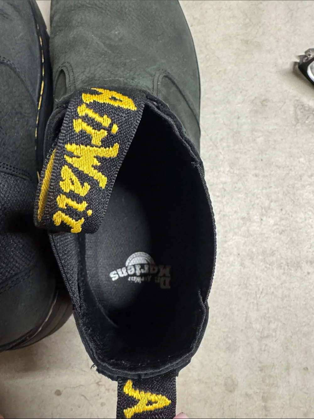 Dr. Martens Hardie II Black Leather Chelsea Boots